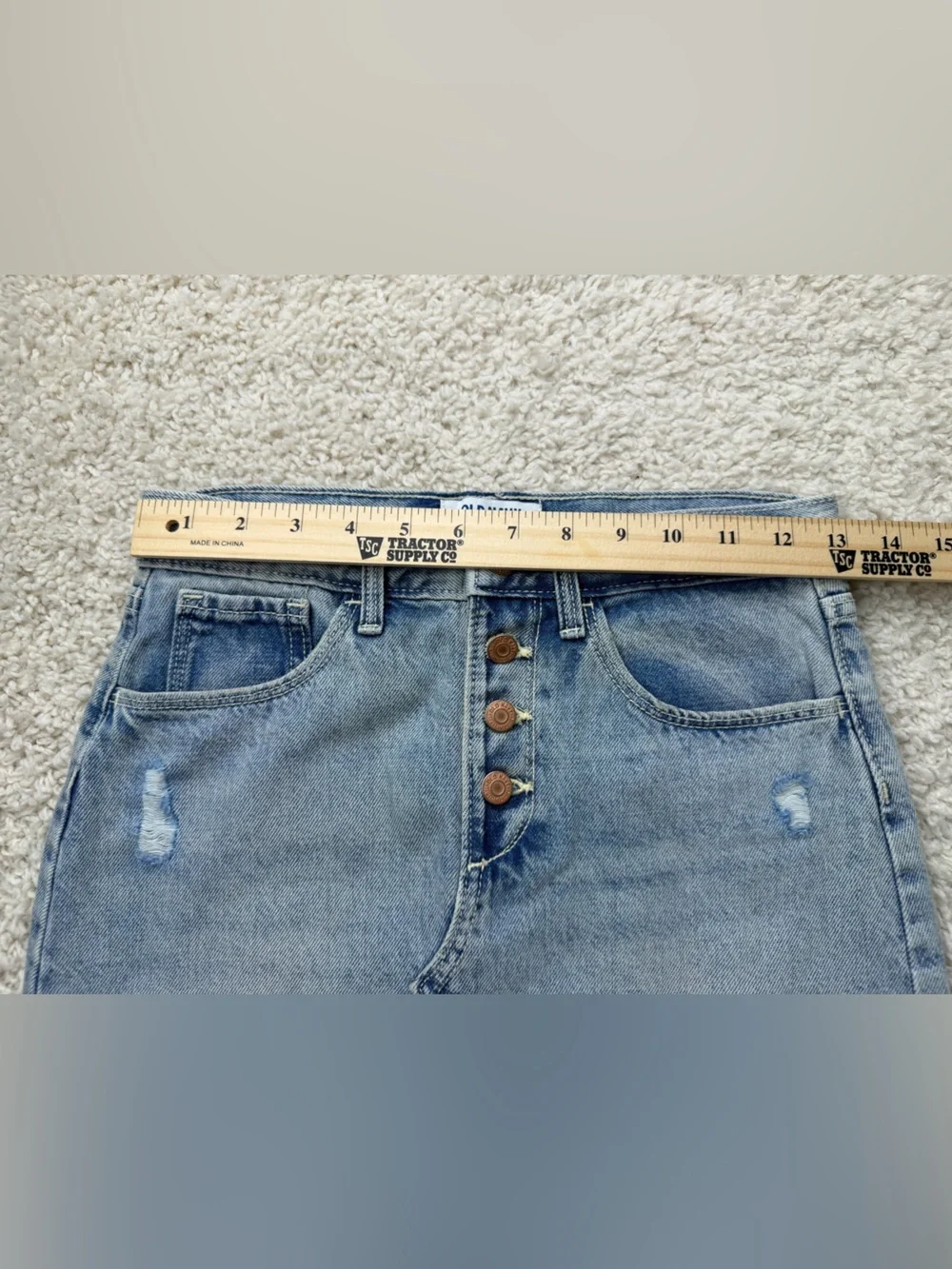 Old Navy SZ 10/12 Distressed Denim Skirt
